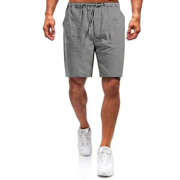 Braum - Heren Loose Casual Shorts Van Katoen En Linnen