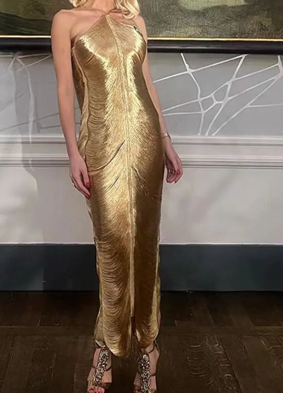 Fenna - Asymmetrische Jurk Met Franjes