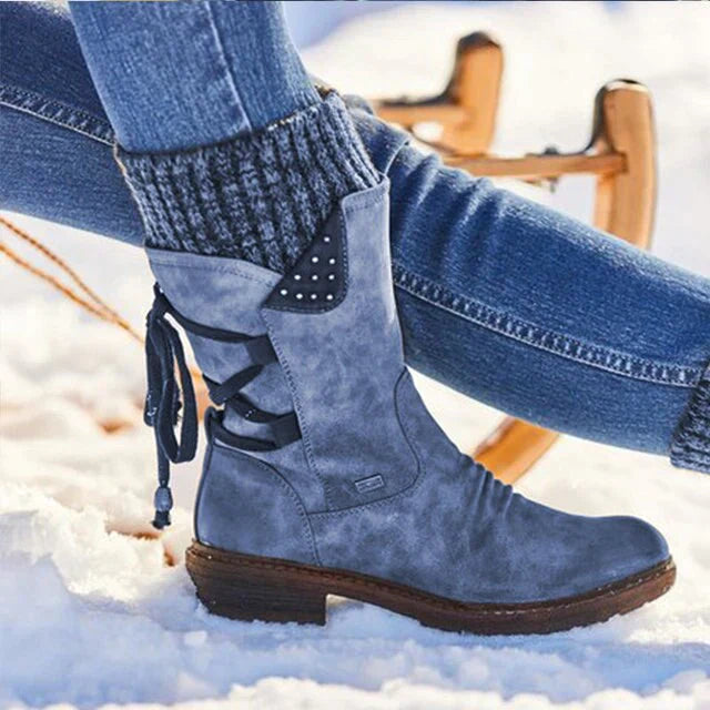 Sanne - De nieuwe kuithoge sneeuwlaarzen