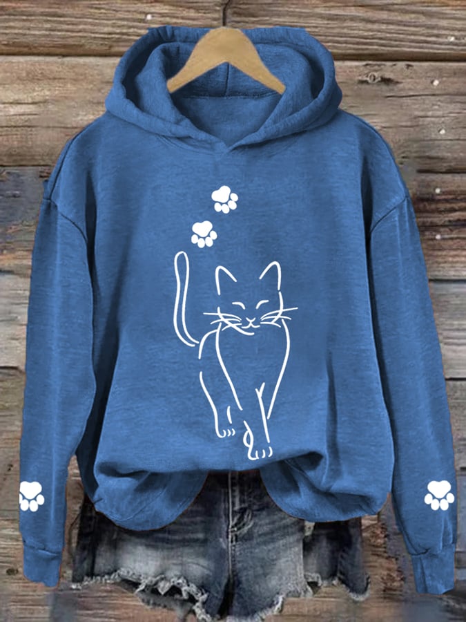 Lotte - Schattige Kat-Kat-Hoodie Voor Dames