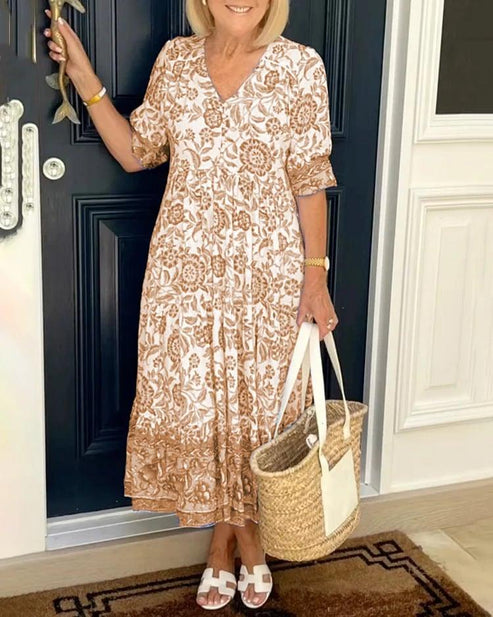 Odette | Boho Bloemenjurk
