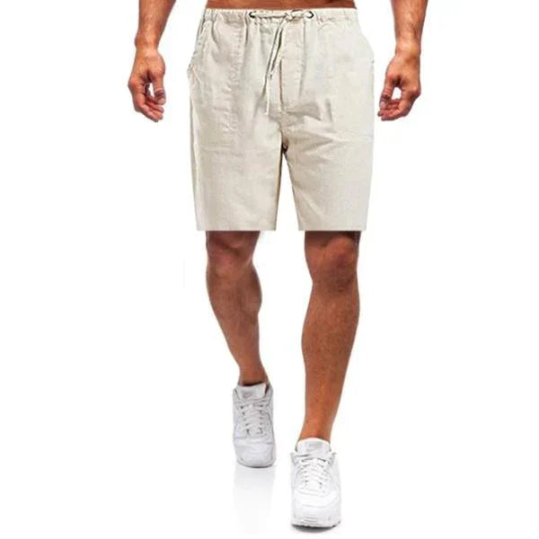 Braum - Heren Loose Casual Shorts Van Katoen En Linnen
