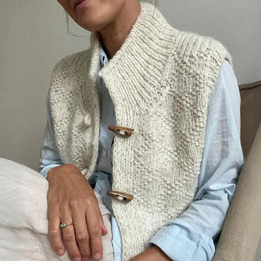 Katy - Basic Effen Mouwloos Vest