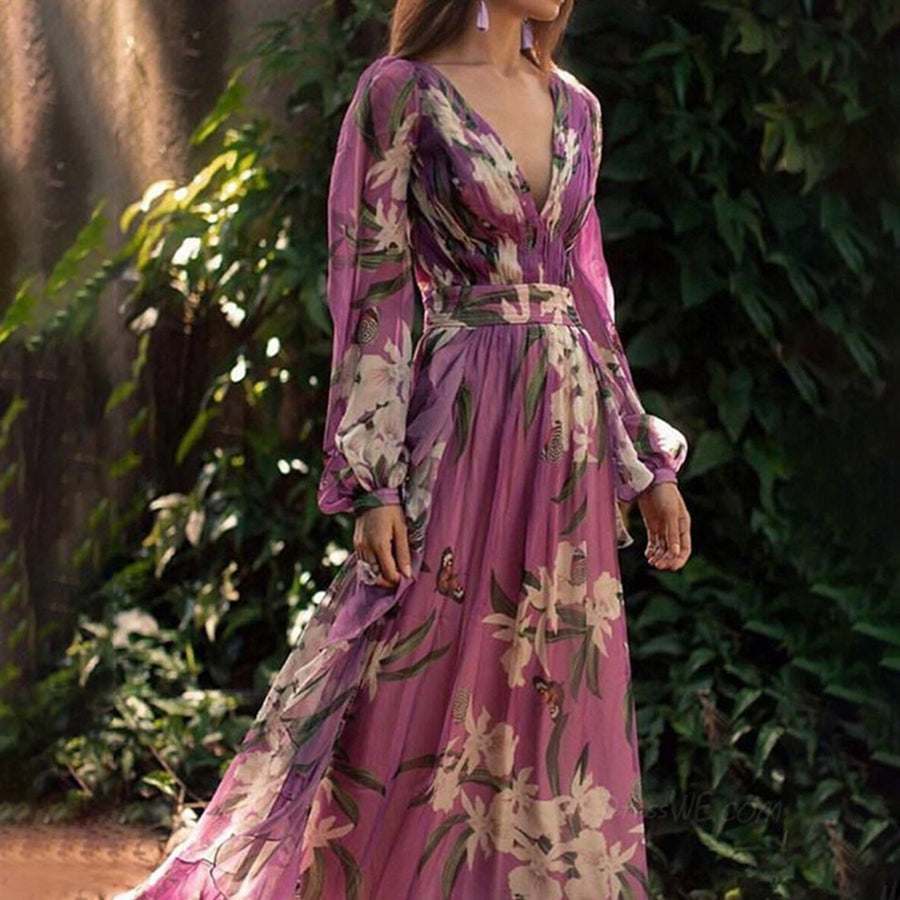 Nanda – Elegante Maxi-Jurk