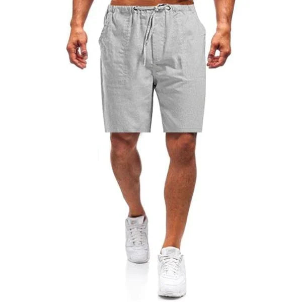 Braum - Heren Loose Casual Shorts Van Katoen En Linnen