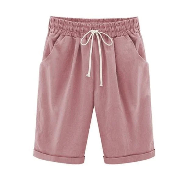 Isa - Casual En Comfortabele Zomershort Met Elastische Taille