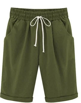 Isa - Casual En Comfortabele Zomershort Met Elastische Taille