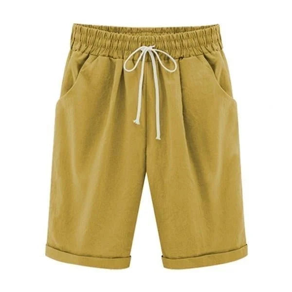 Isa - Casual En Comfortabele Zomershort Met Elastische Taille