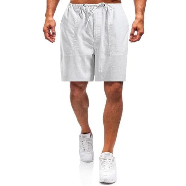 Braum - Heren Loose Casual Shorts Van Katoen En Linnen