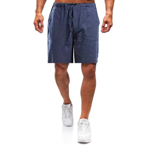 Braum - Heren Loose Casual Shorts Van Katoen En Linnen
