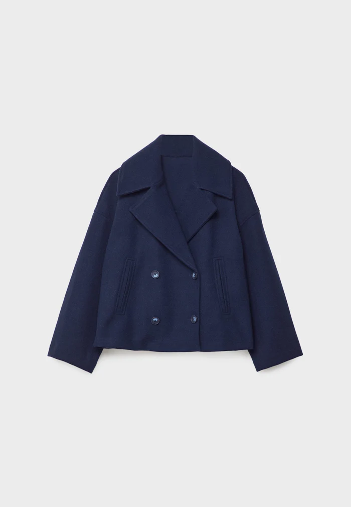 Lotte - Elegante Double-Breasted Jas Voor Herfstwandelingen