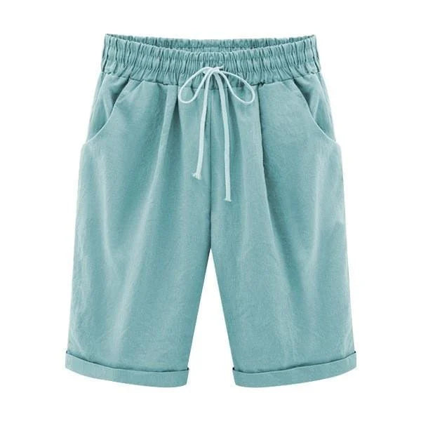 Isa - Casual En Comfortabele Zomershort Met Elastische Taille