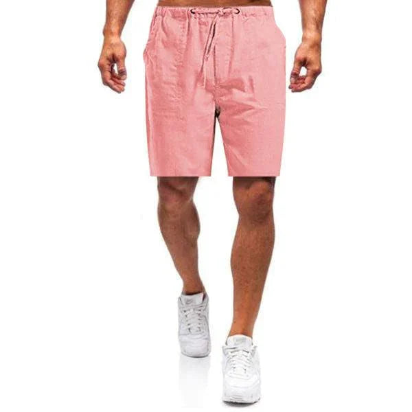 Braum - Heren Loose Casual Shorts Van Katoen En Linnen