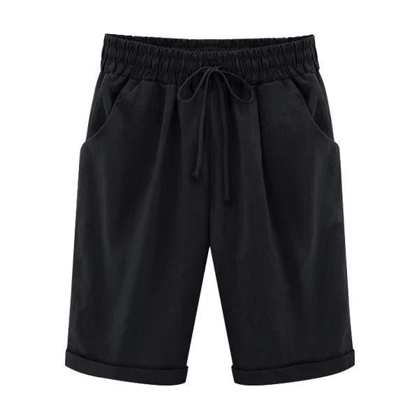 Isa - Casual En Comfortabele Zomershort Met Elastische Taille