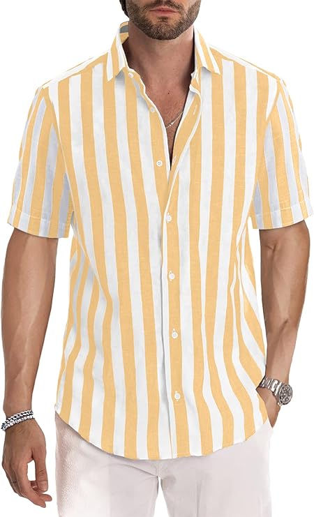 Quinn - Casual Overhemd Met Korte Mouwen Voor Heren, Zomer, Casual, Western, Normale Pasvorm