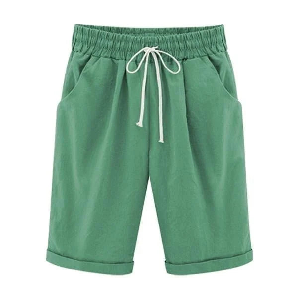 Isa - Casual En Comfortabele Zomershort Met Elastische Taille