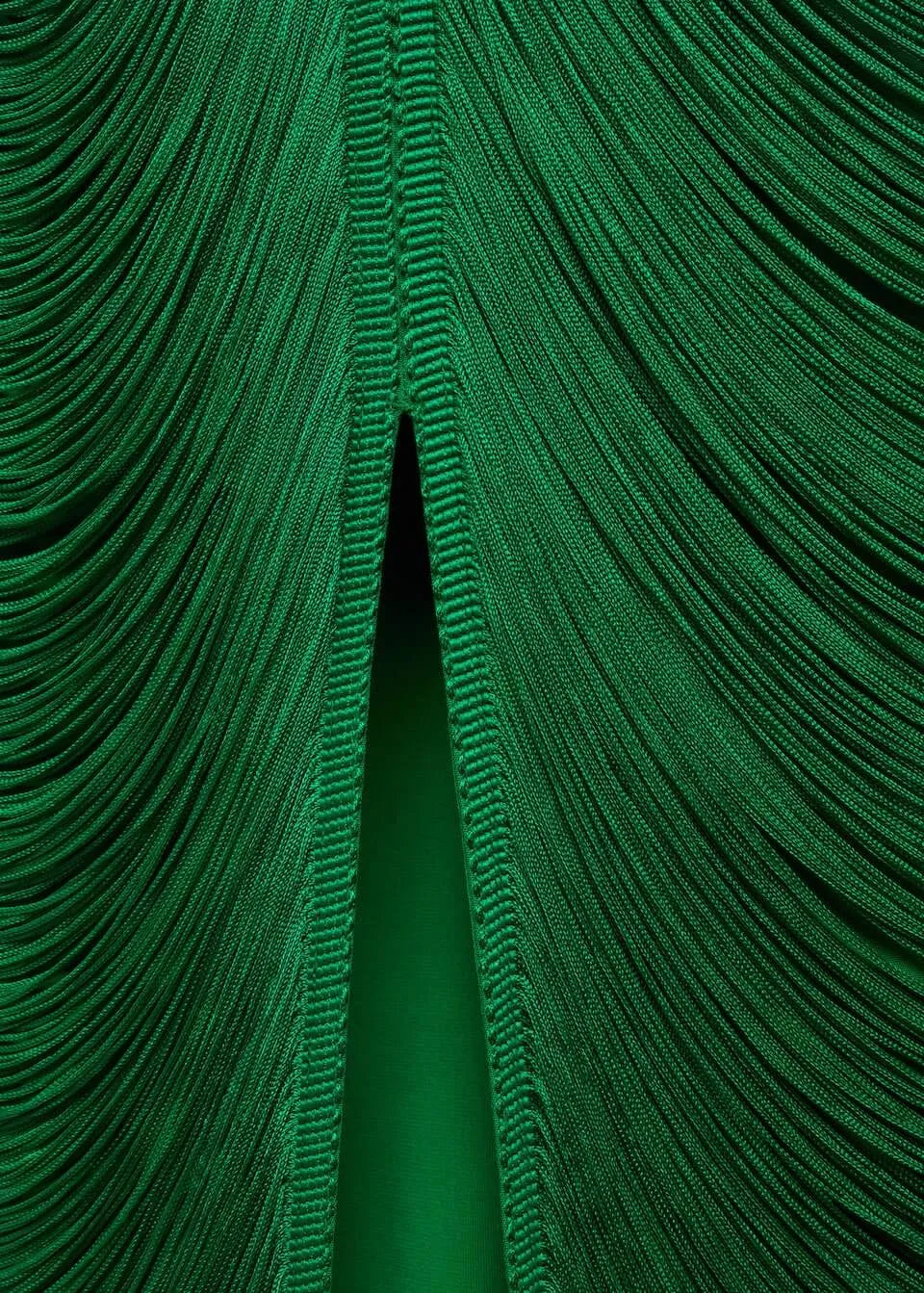 Fenna - Asymmetrische Jurk Met Franjes