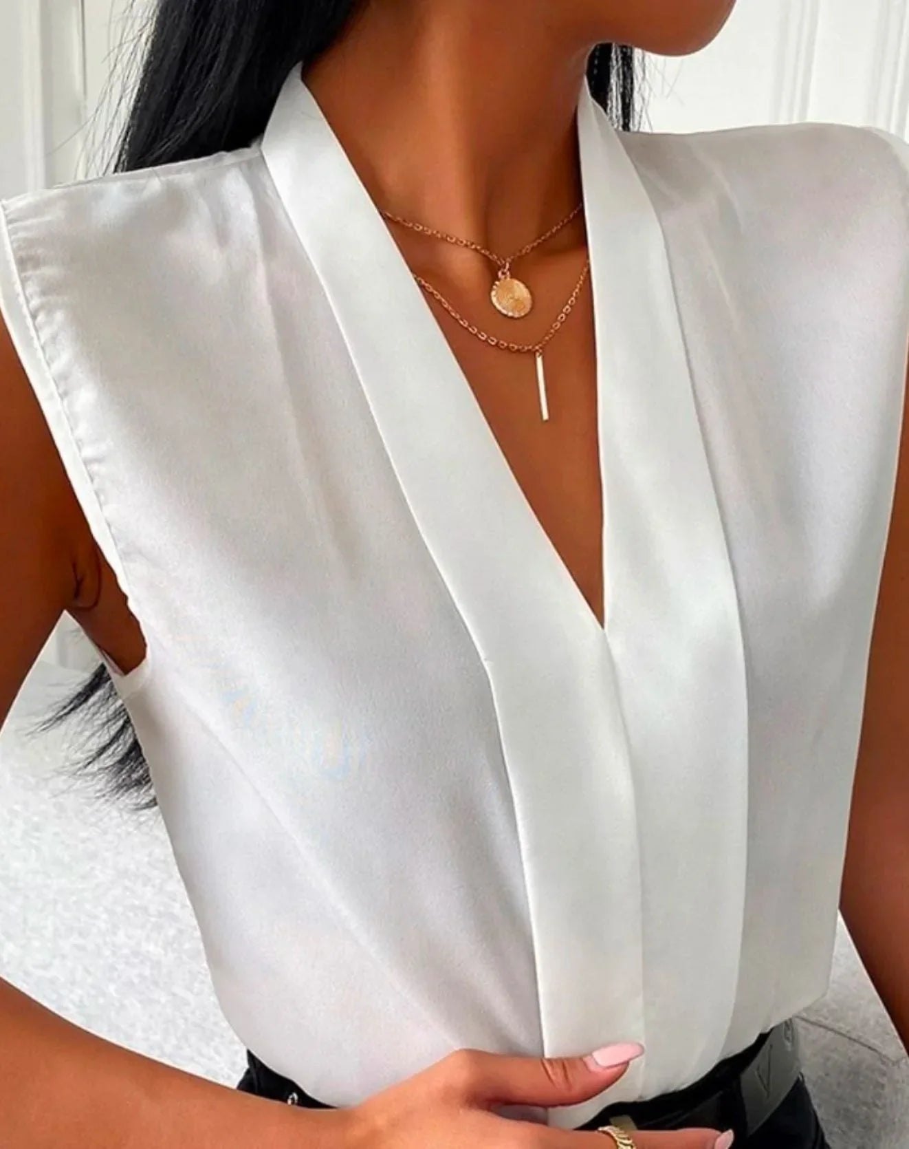 Elske - Mouwloze Blouse
