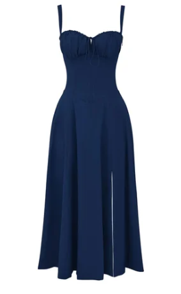 Quinty - Halfhoge Strapless Jurk met Bloemenprint