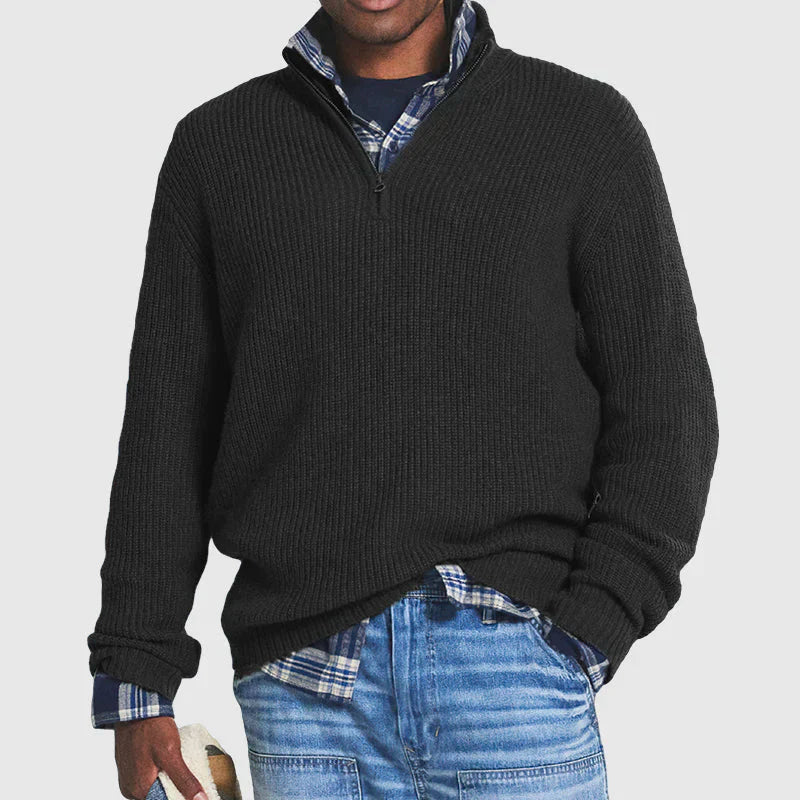 Thomas | Gebreid Business Sweatshirt voor Heren