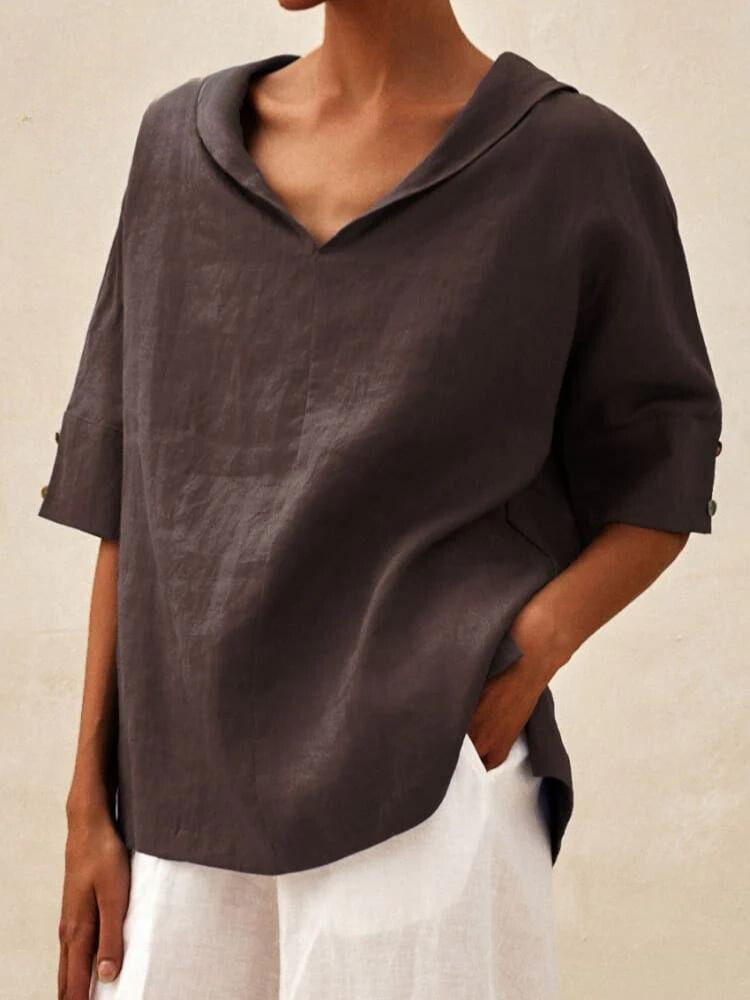 Froukje - Vrijetijdsshirt met V-hals voor dames
