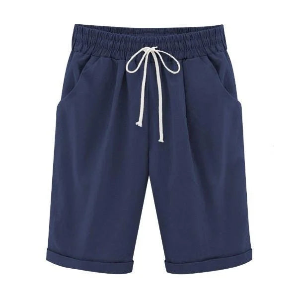 Isa - Casual En Comfortabele Zomershort Met Elastische Taille