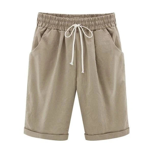 Isa - Casual En Comfortabele Zomershort Met Elastische Taille