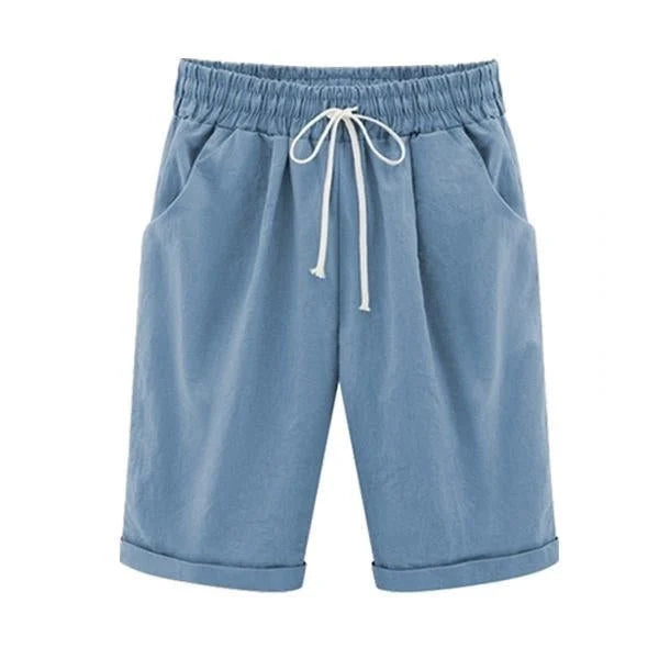 Isa - Casual En Comfortabele Zomershort Met Elastische Taille