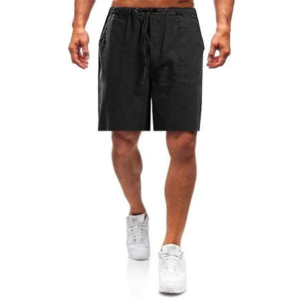 Braum - Heren Loose Casual Shorts Van Katoen En Linnen