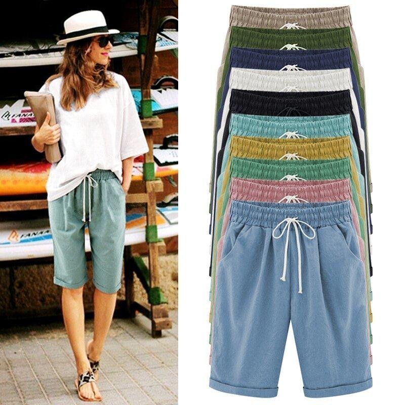 Isa - Casual En Comfortabele Zomershort Met Elastische Taille