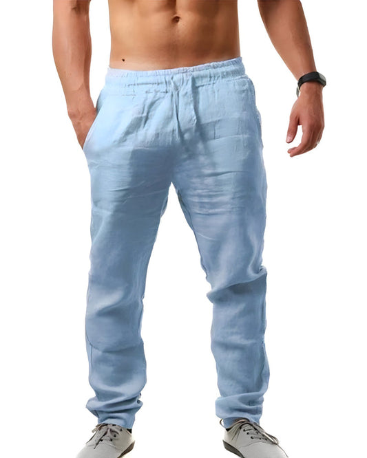 Cas - Casual linnen broek voor heren