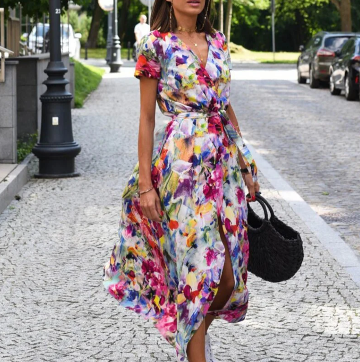 Tessie - Jurk met bloemenprint lente/zomer