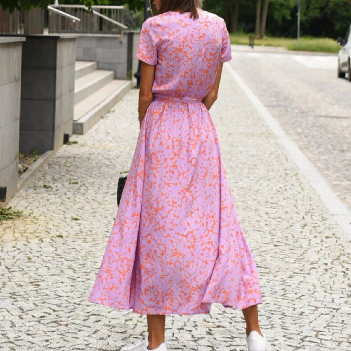 Tessie - Jurk met bloemenprint lente/zomer