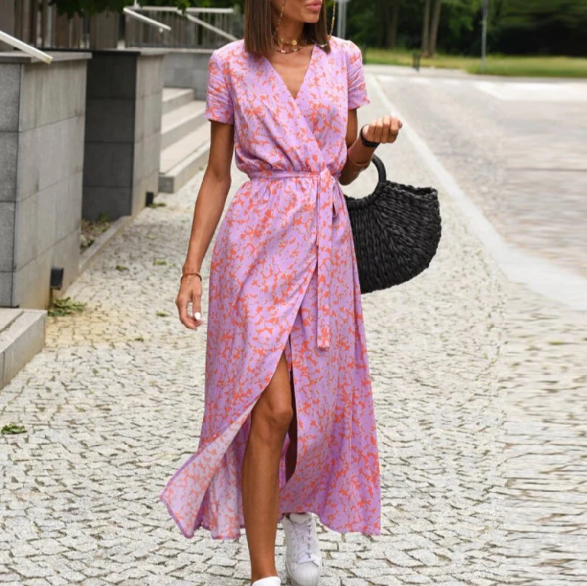 Tessie - Jurk met bloemenprint lente/zomer