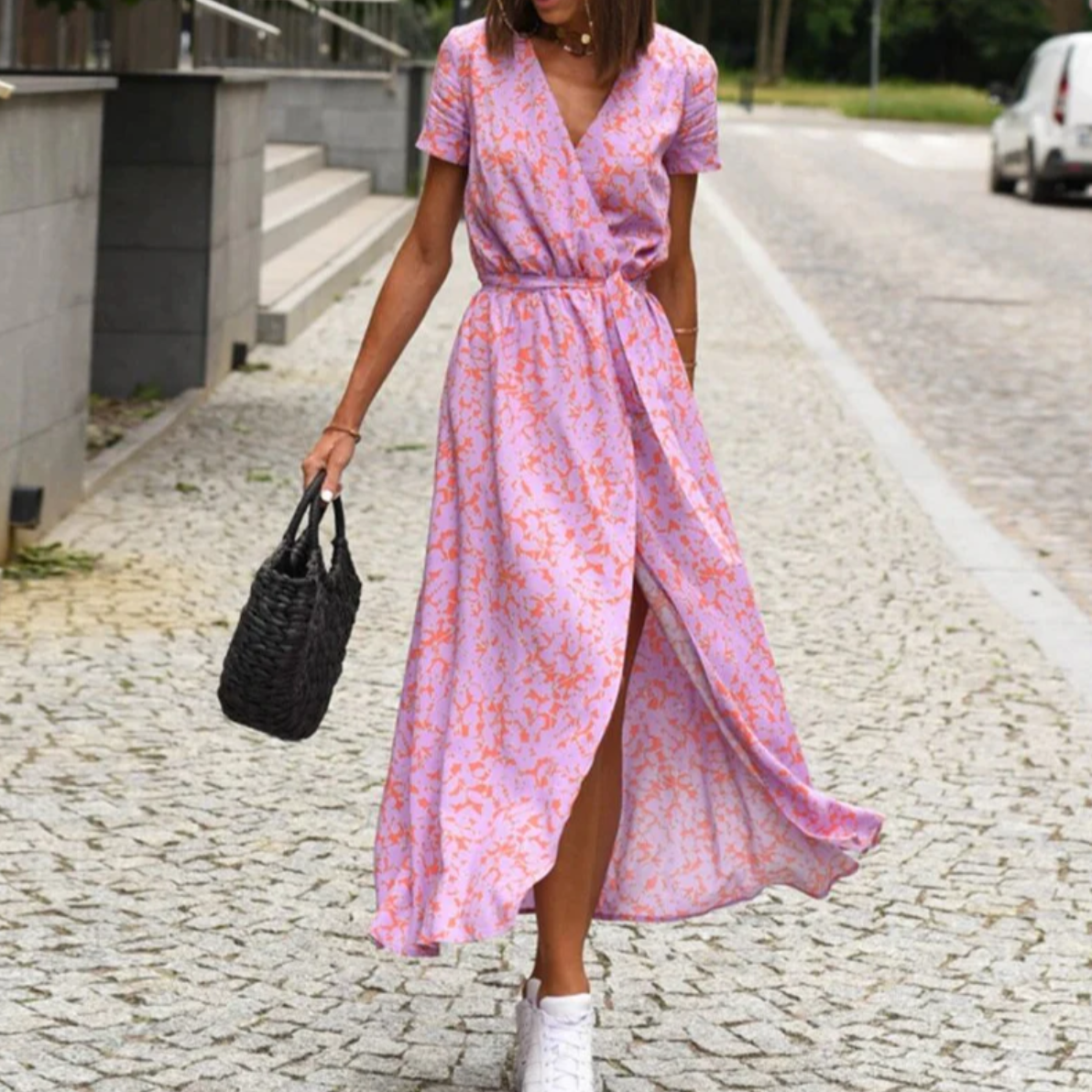 Tessie - Jurk met bloemenprint lente/zomer