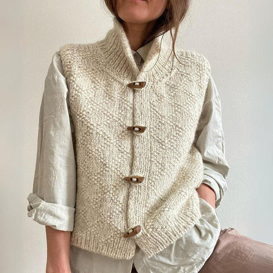 Katy - Basic Effen Mouwloos Vest