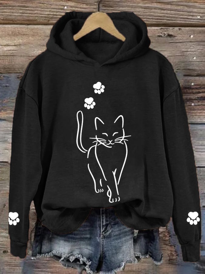 Lotte - Schattige Kat-Kat-Hoodie Voor Dames
