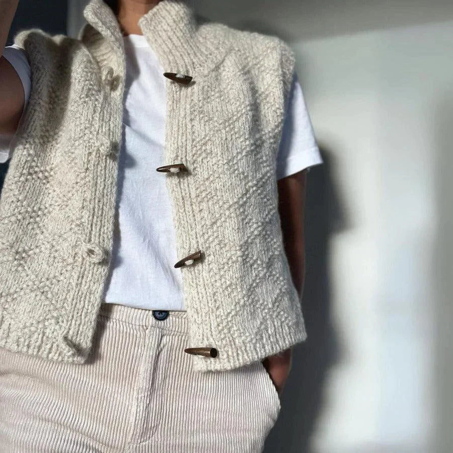 Katy - Basic Effen Mouwloos Vest