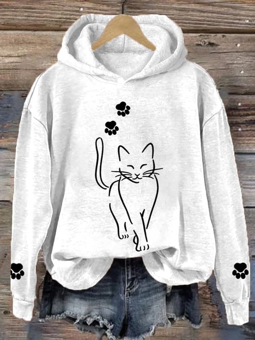 Lotte - Schattige Kat-Kat-Hoodie Voor Dames