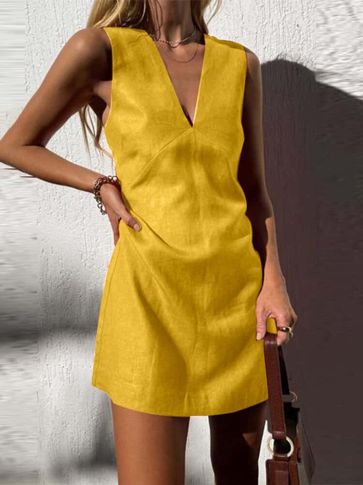 Diede - Mouwloze Mini Jurk