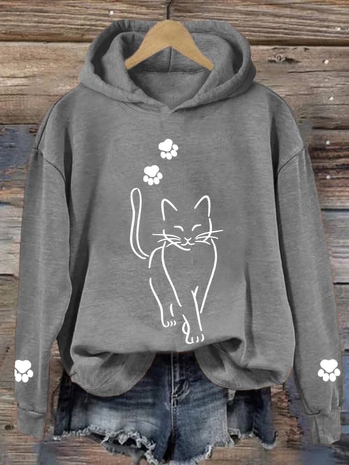 Lotte - Schattige Kat-Kat-Hoodie Voor Dames