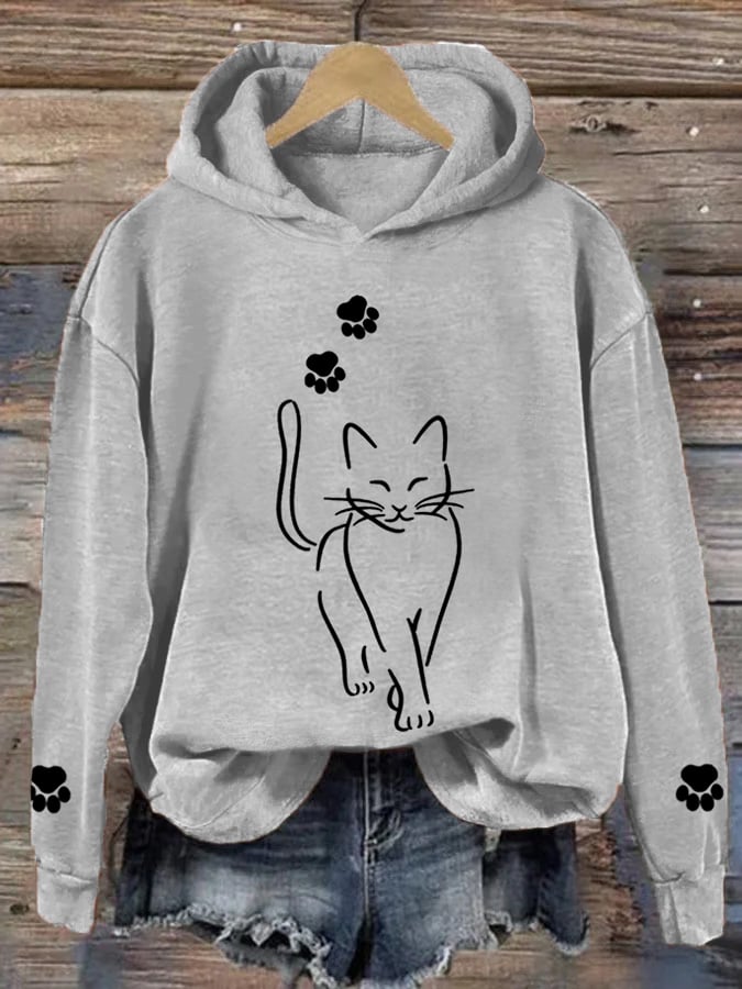 Lotte - Schattige Kat-Kat-Hoodie Voor Dames