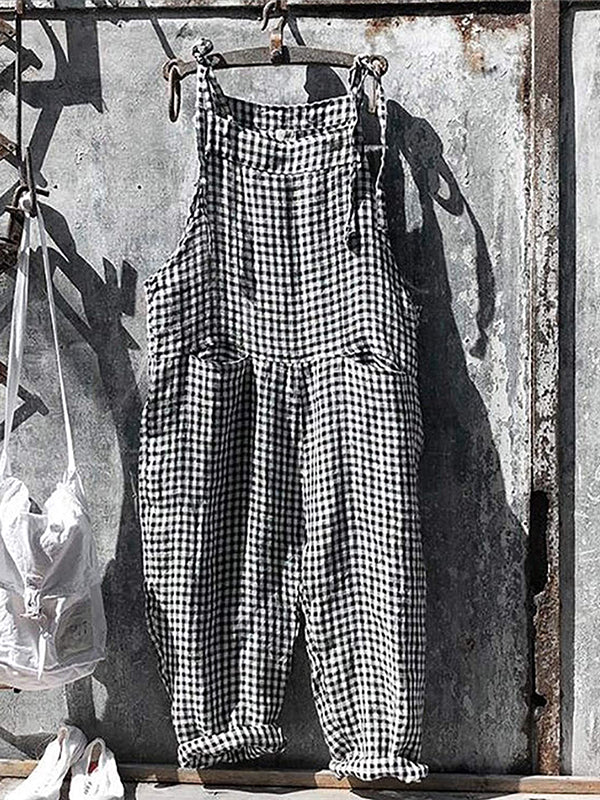 Gabi - Gestreepte damesjumpsuit met wijde pijpen