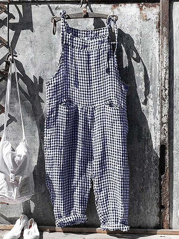 Gabi - Gestreepte damesjumpsuit met wijde pijpen
