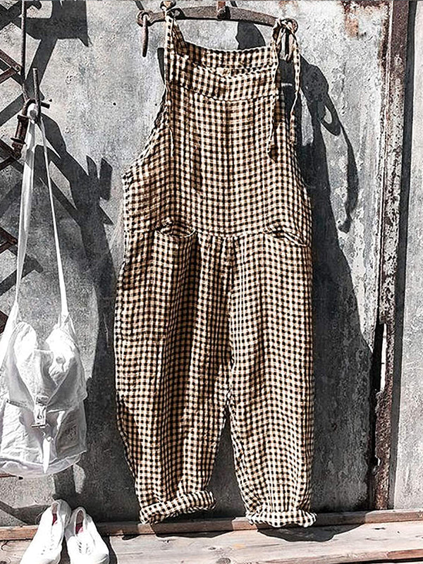 Gabi - Gestreepte damesjumpsuit met wijde pijpen