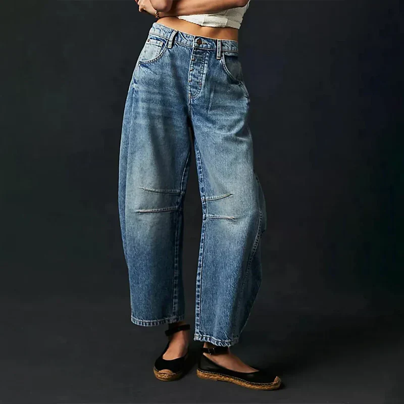 Astrid - L'Aurablend comfortjeans met wijde pijpen
