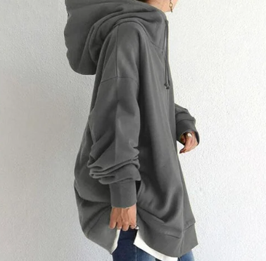 Guusje - Dameshoodie Met Rits Voor Herfst/Winter