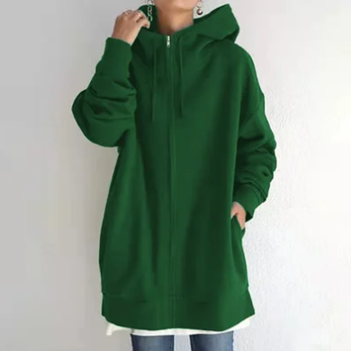 Guusje - Dameshoodie Met Rits Voor Herfst/Winter