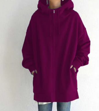 Guusje - Dameshoodie Met Rits Voor Herfst/Winter