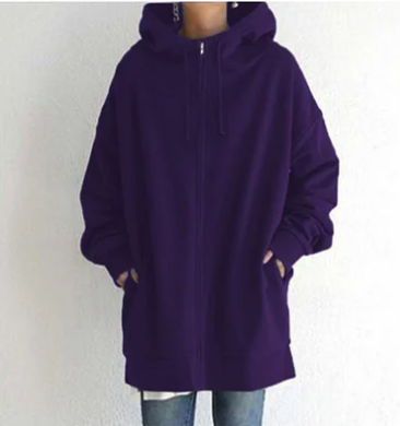 Guusje - Dameshoodie Met Rits Voor Herfst/Winter